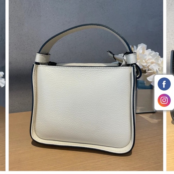 NWOT!  Genuine Leather Hand Bag in Cream Color from my trip to Italy😍 - Picture 3 of 8